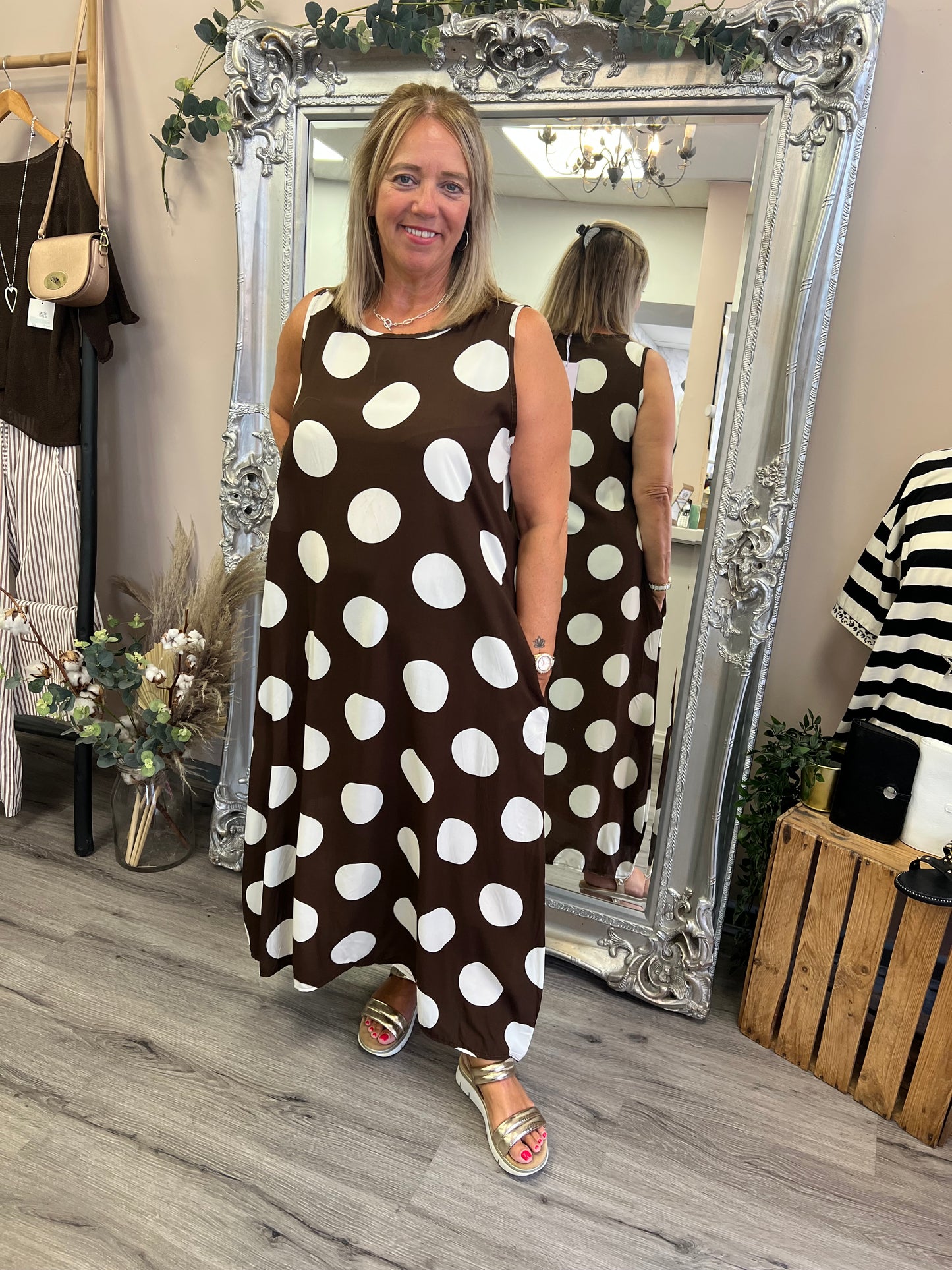 Polka Dot Maxi
