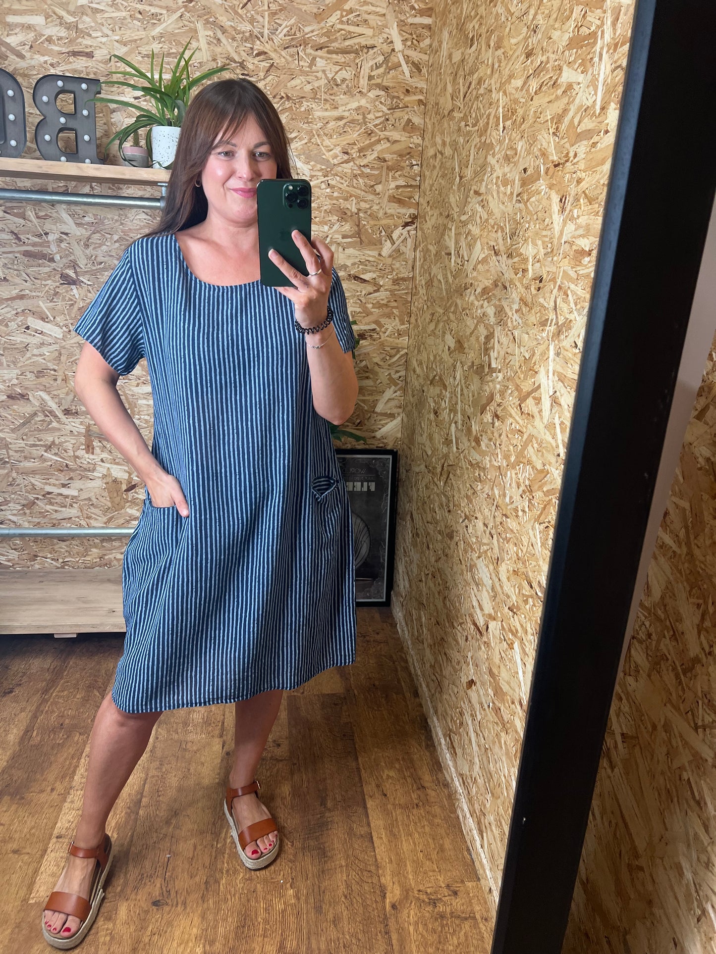 Stripe Cotton Dress