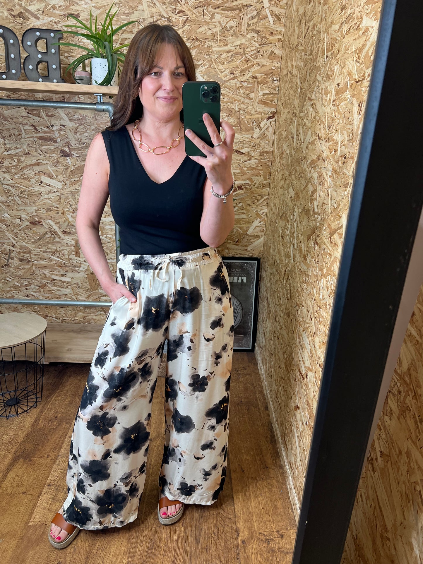 Fleur Wide Leg Trousers