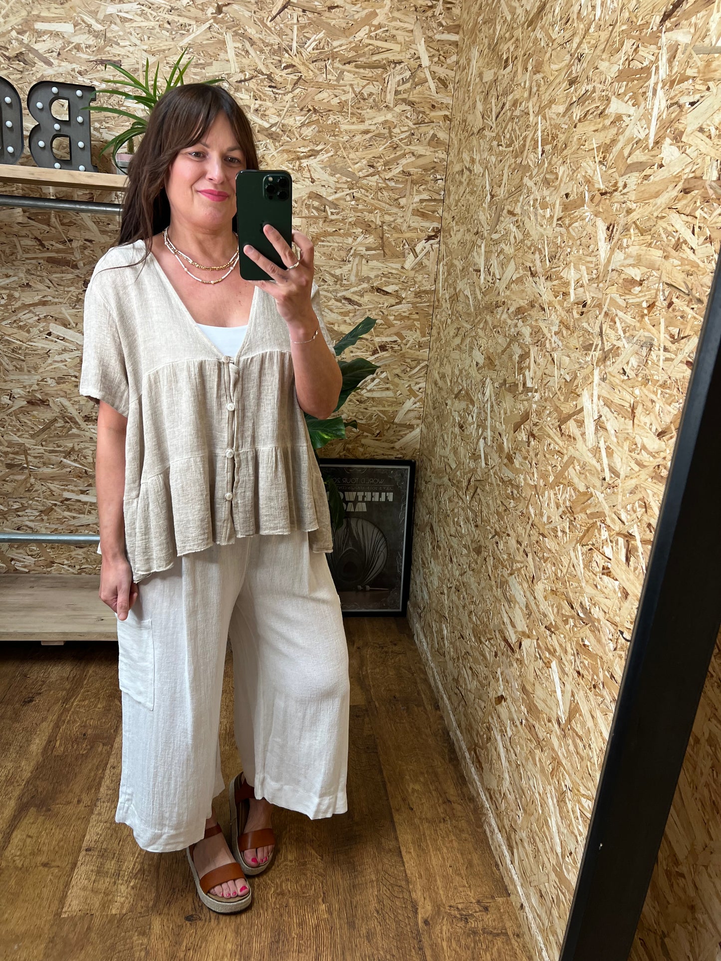 Nola Button Smock Top