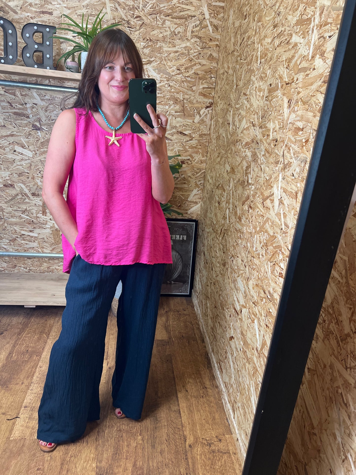 Ellie Button Back Top