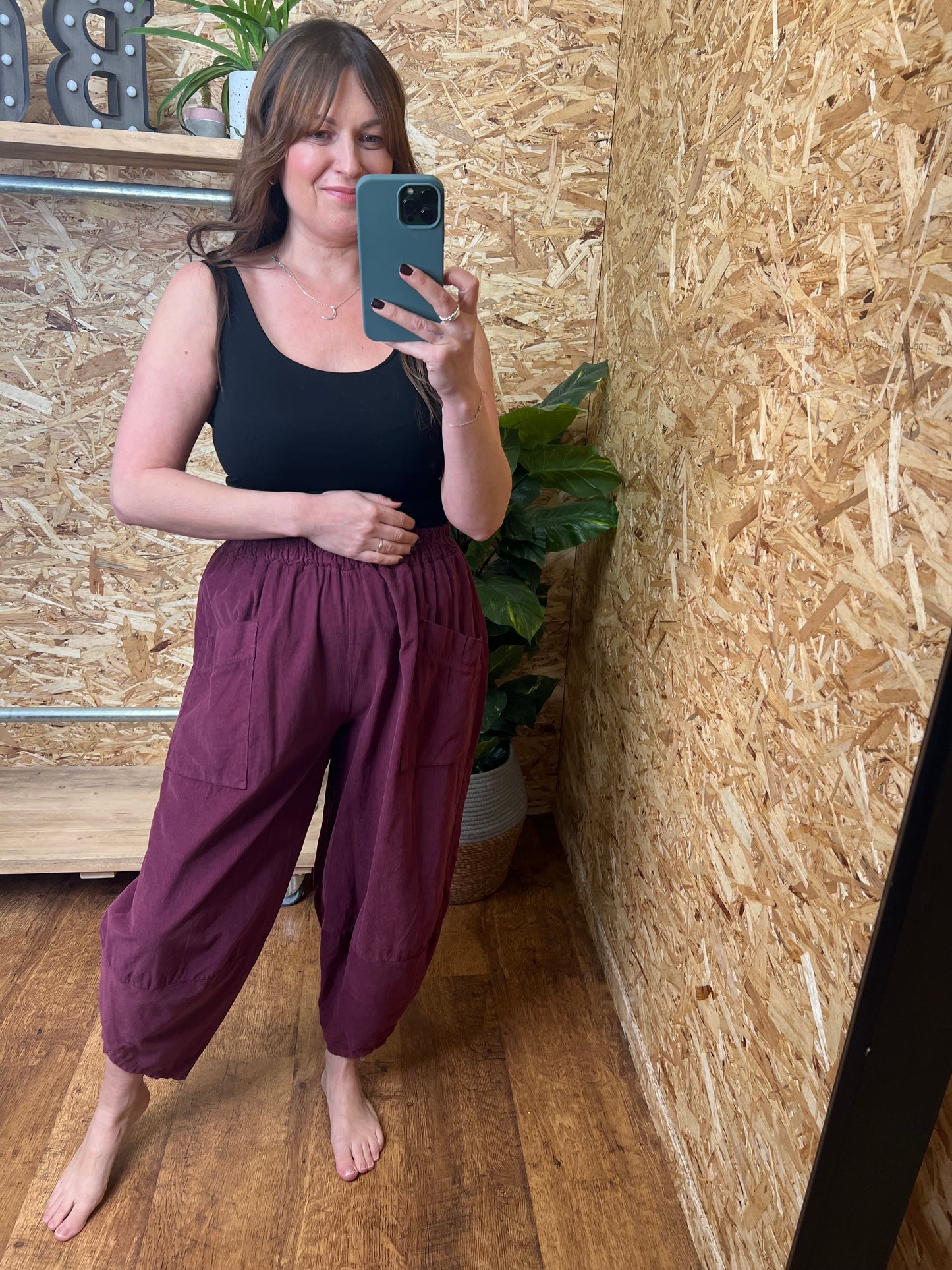 Needle Cord Cocoon Trousers