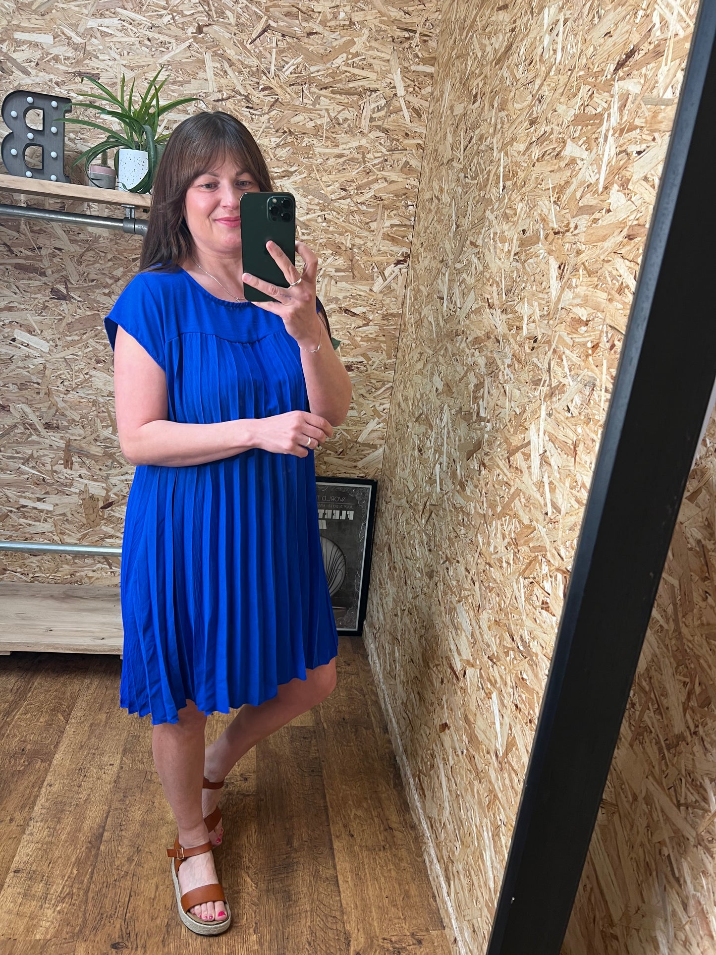 Amelia Pleated Dress