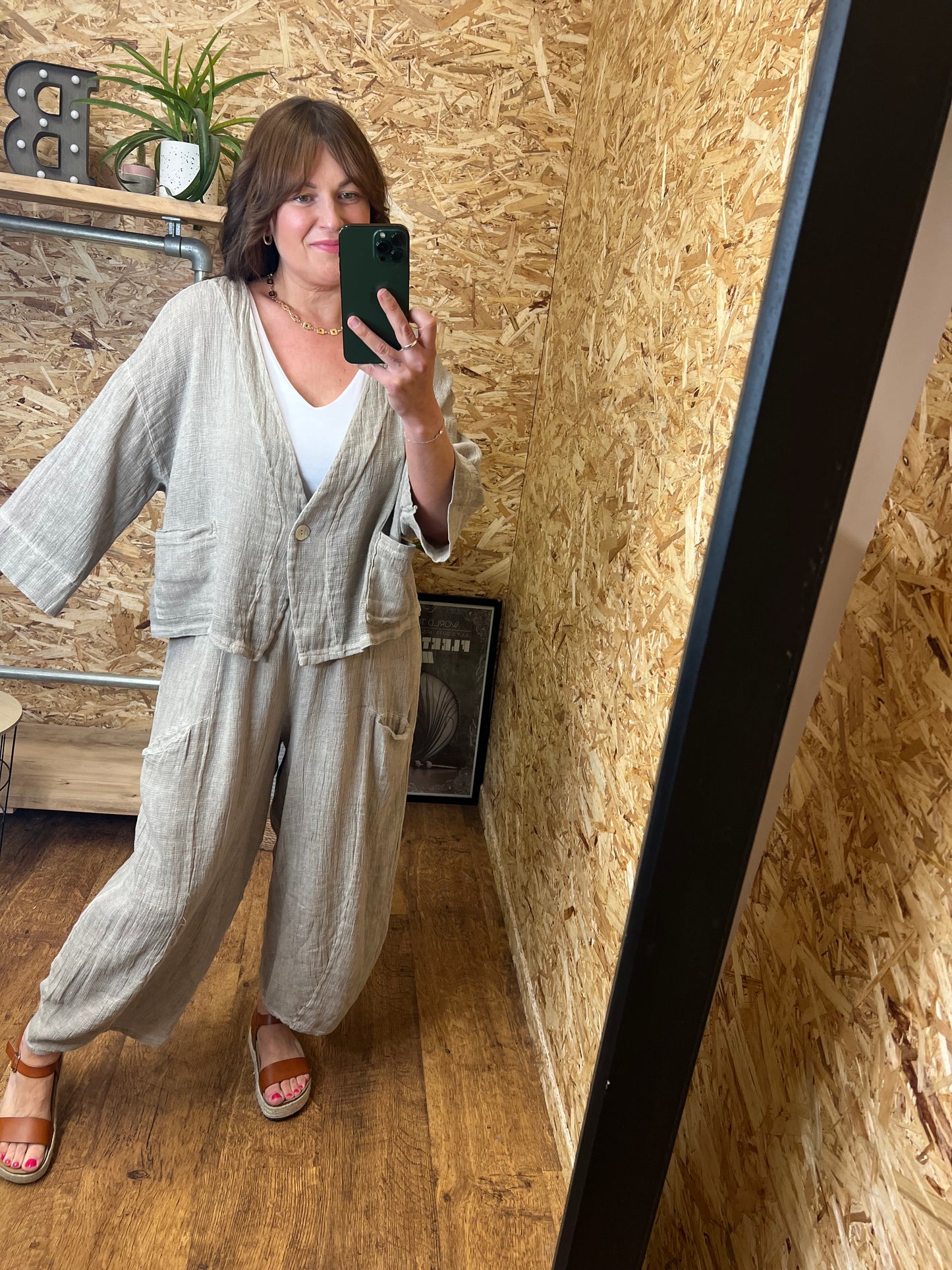 Nola Linen Mix Jacket