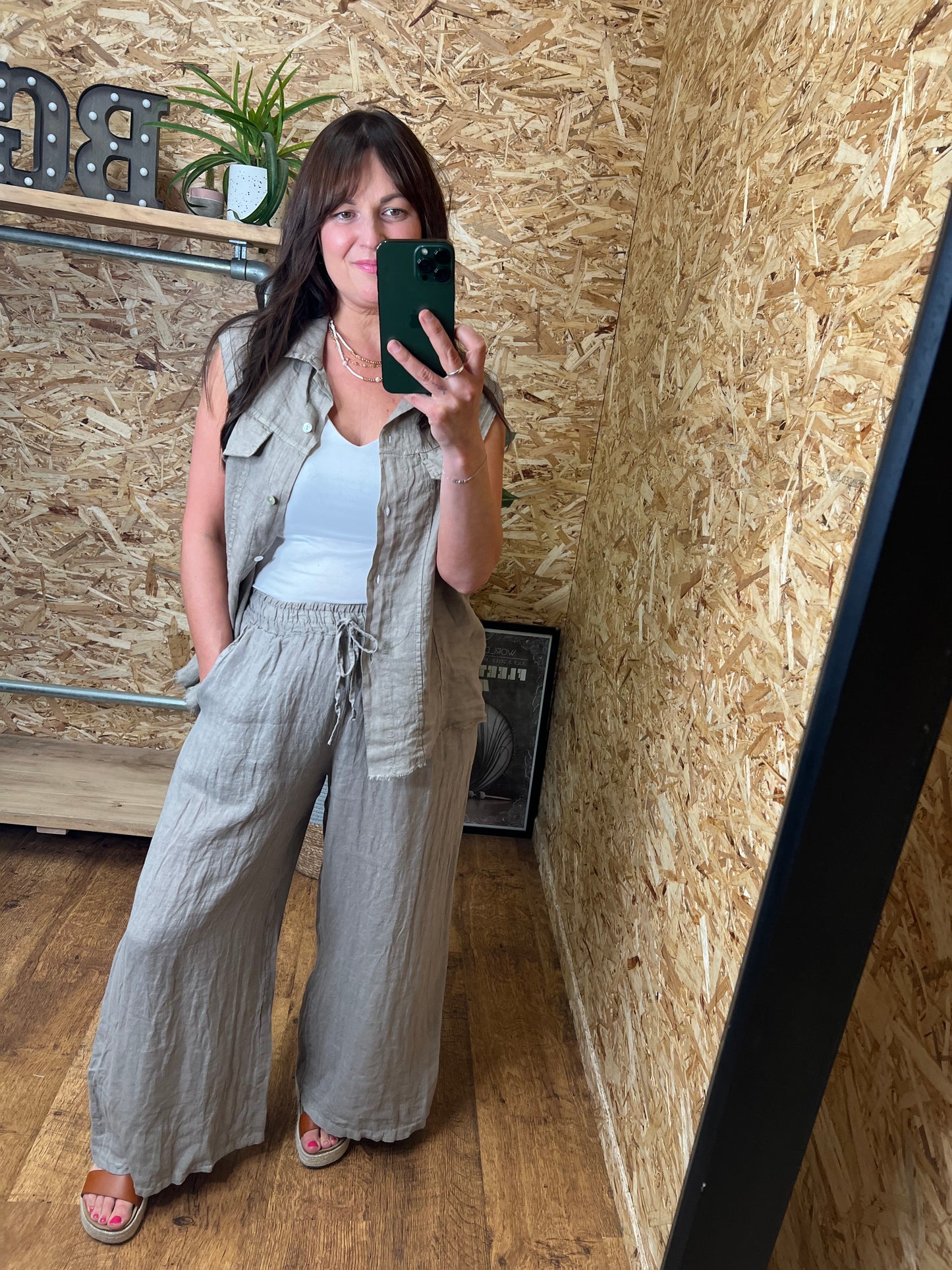 Athena Linen Trousers