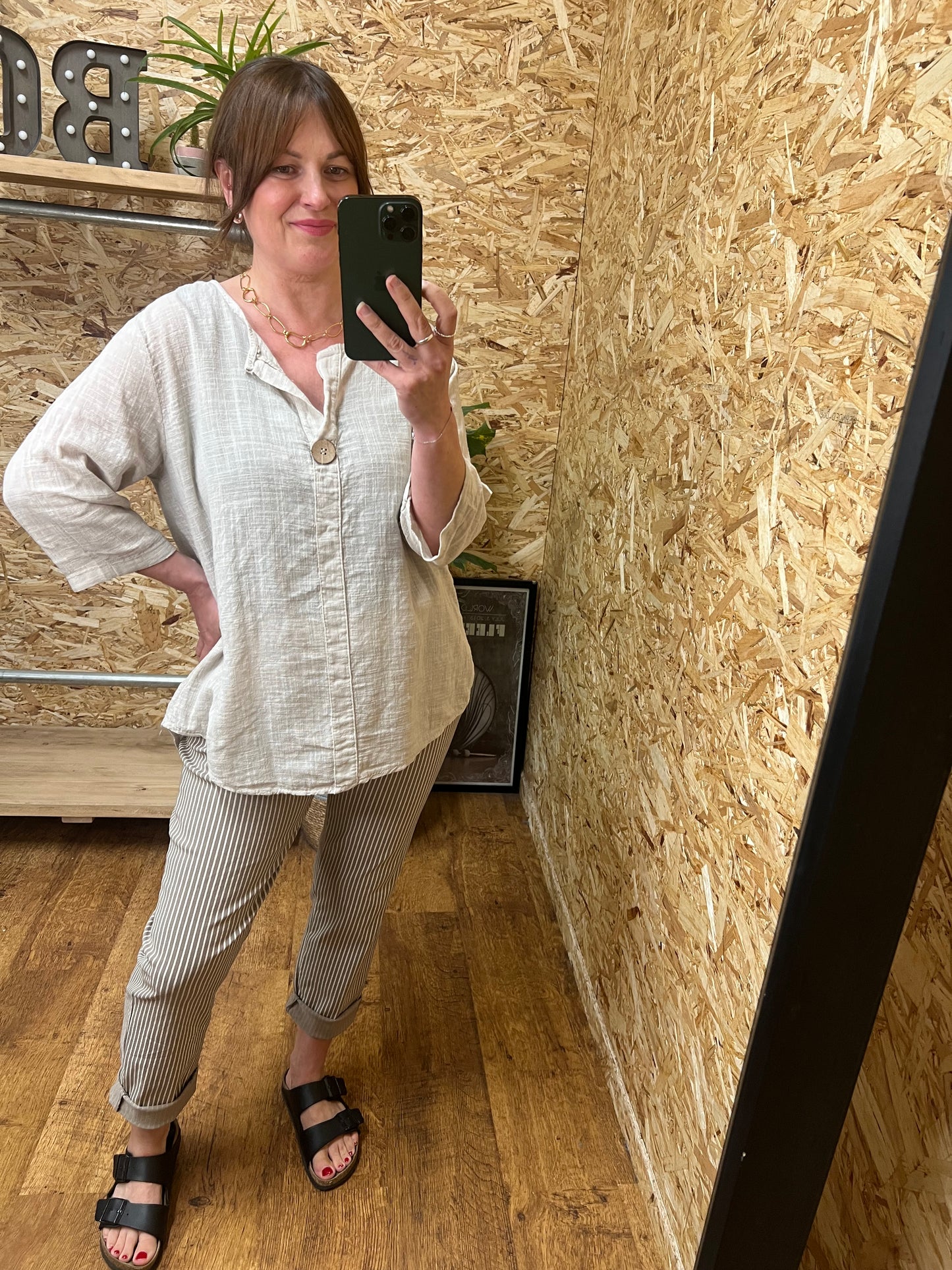 Cotton Button Top