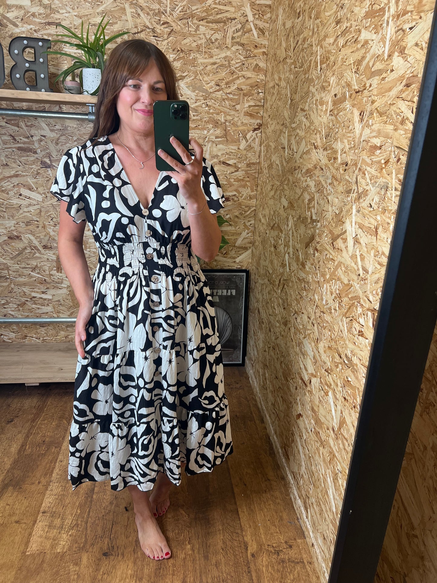 Kacey Floral Midi Dress
