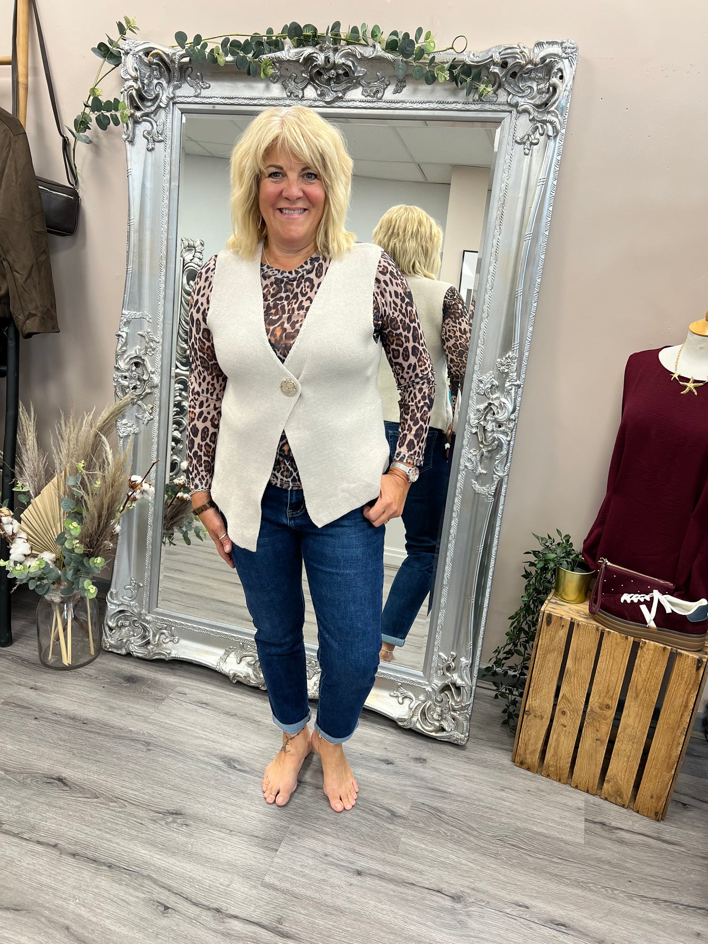 Gold Button Waistcoat