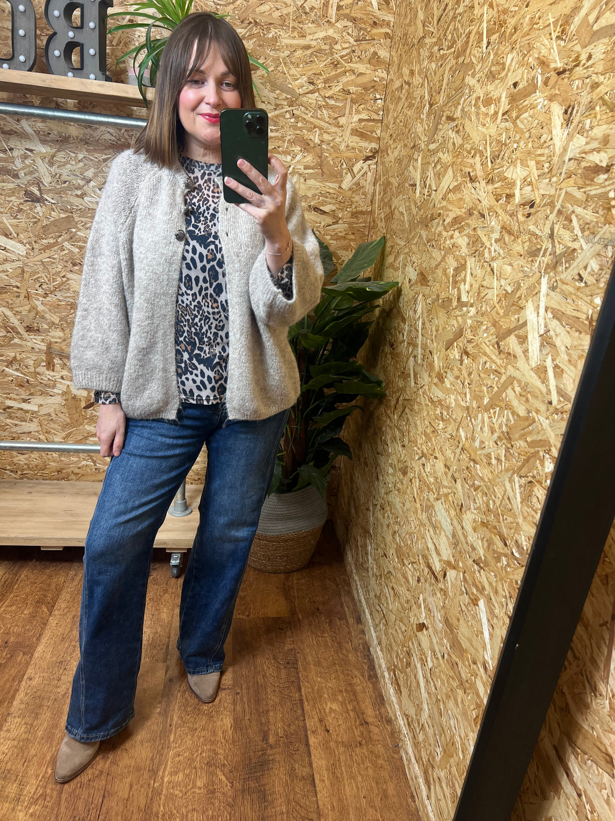 Mayfair Military Button Cardigan