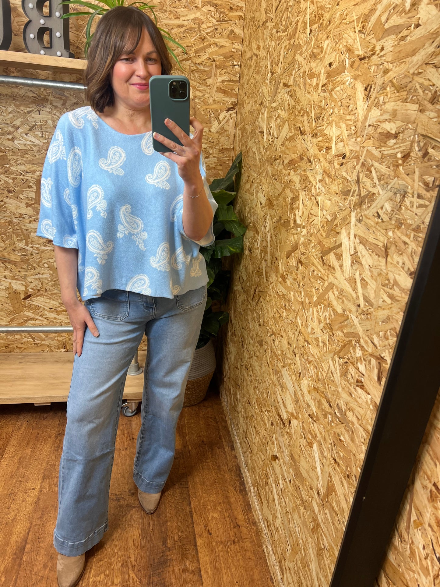 Paisley Print Ella Knit