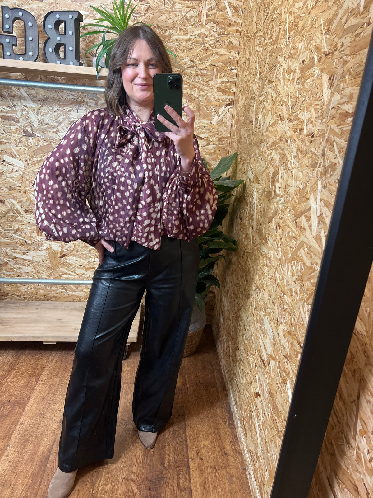 Sylvie Pussy Bow Blouse