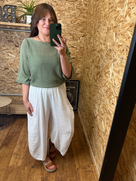 Nola Linen Mix Trousers