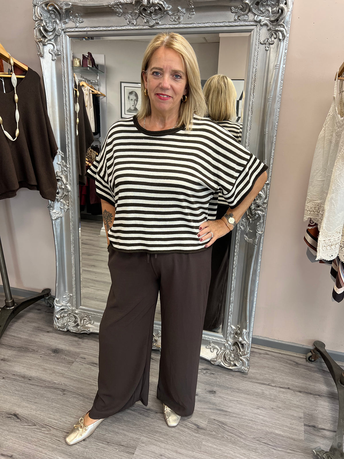 Stripe Fine Knit