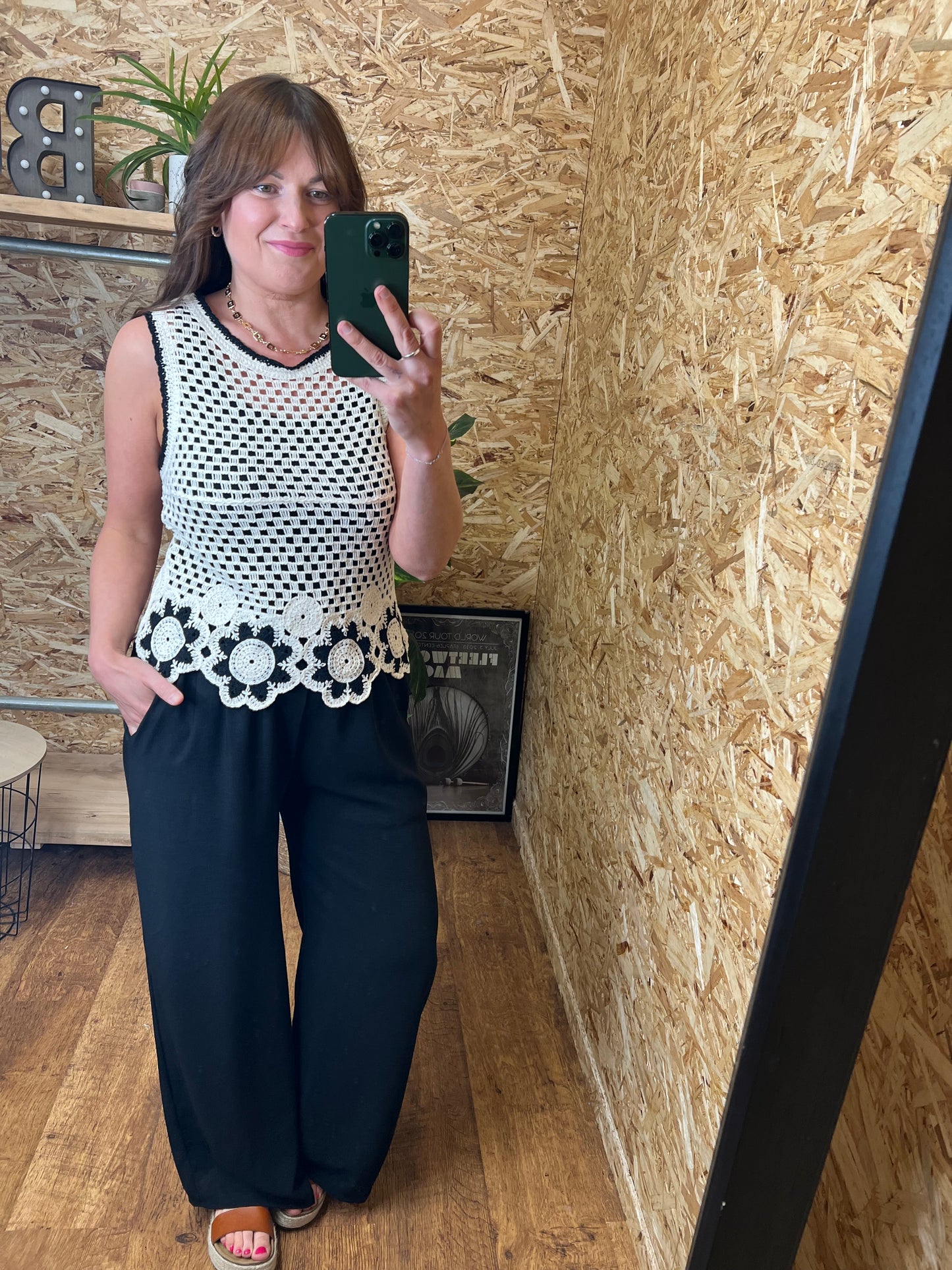 Floral Crochet Top
