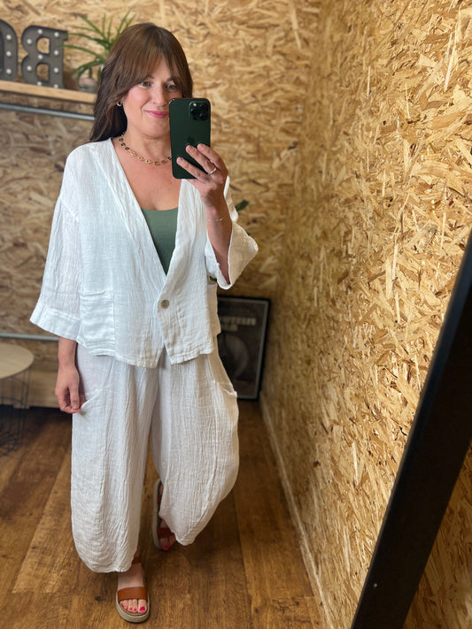 Nola Linen Mix Jacket