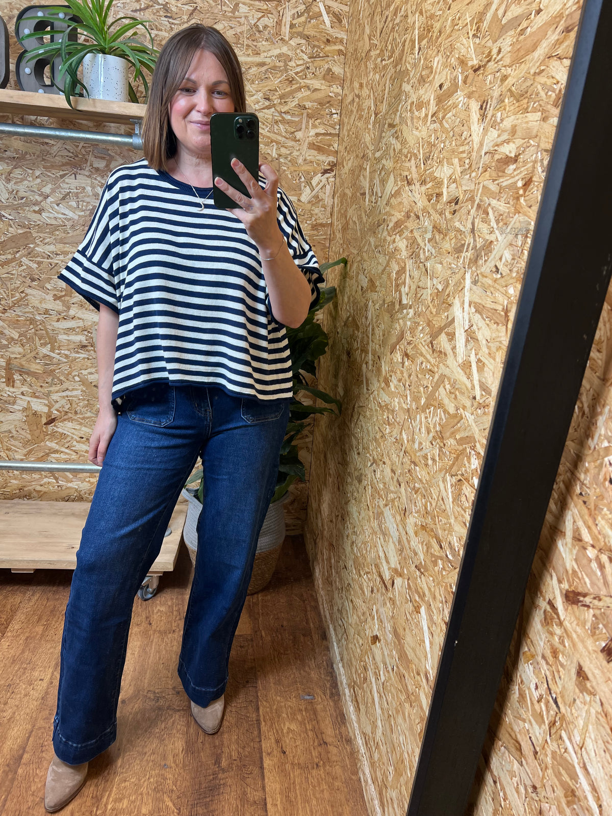Stripe Fine Knit