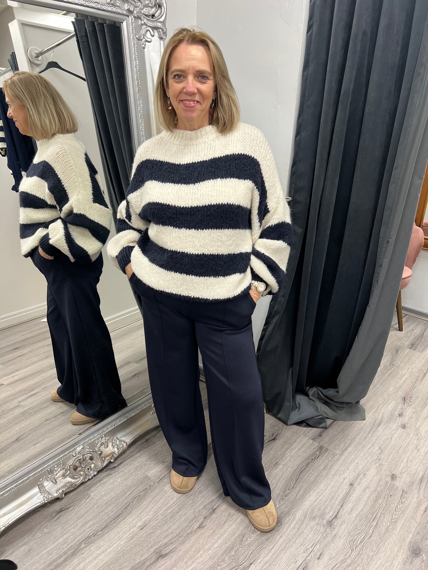 Chunky Stripe Knit