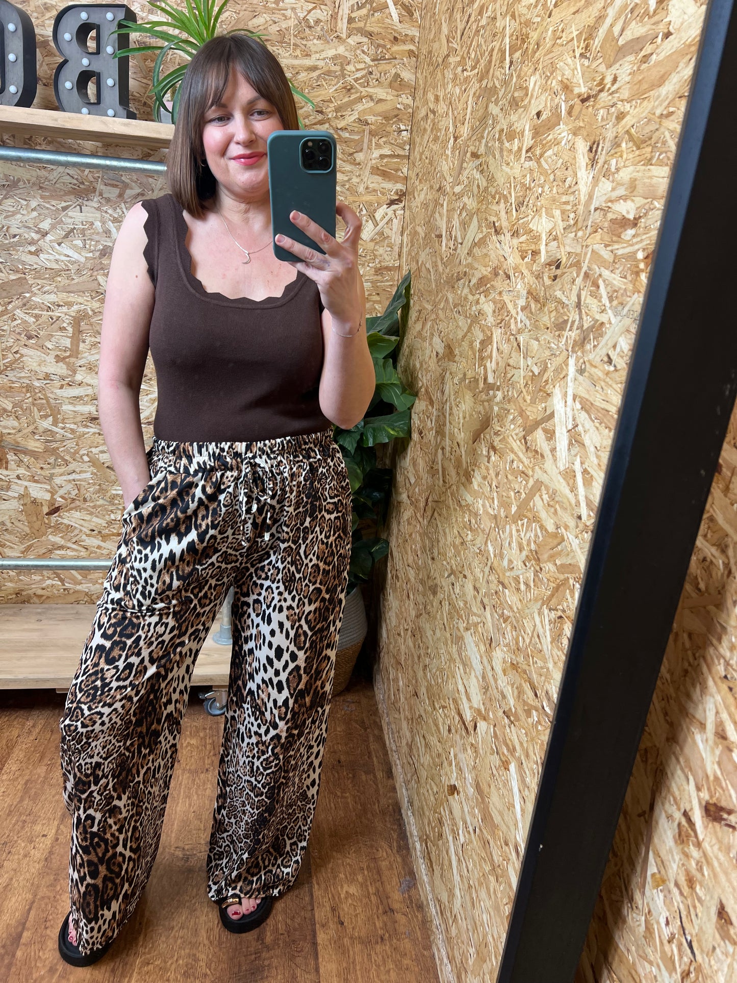 Animal Print Trousers