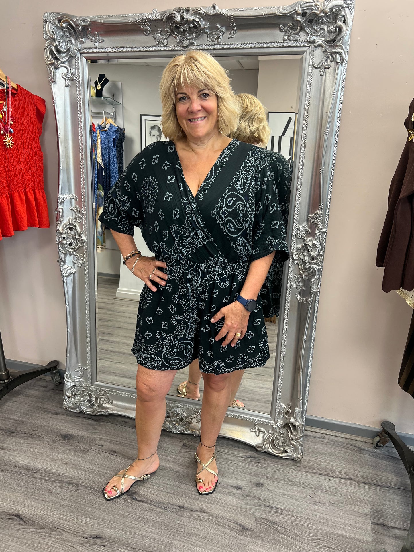 Bandana Print Playsuit