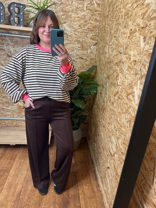 Riley Stripe Sweatshirt