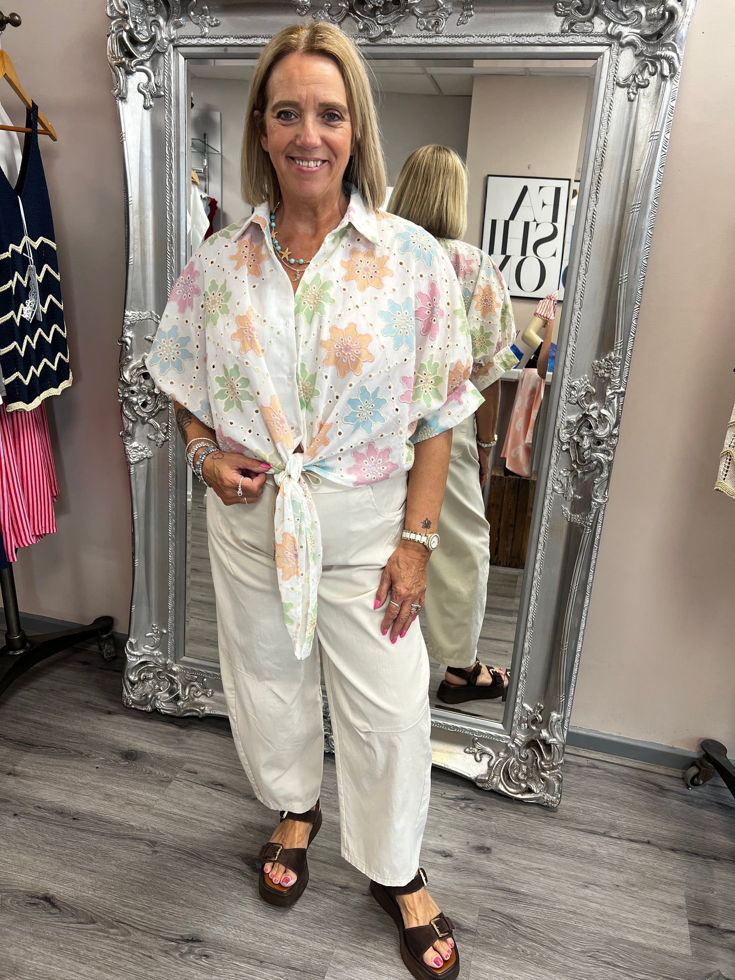 Flower Power Tie Shirt