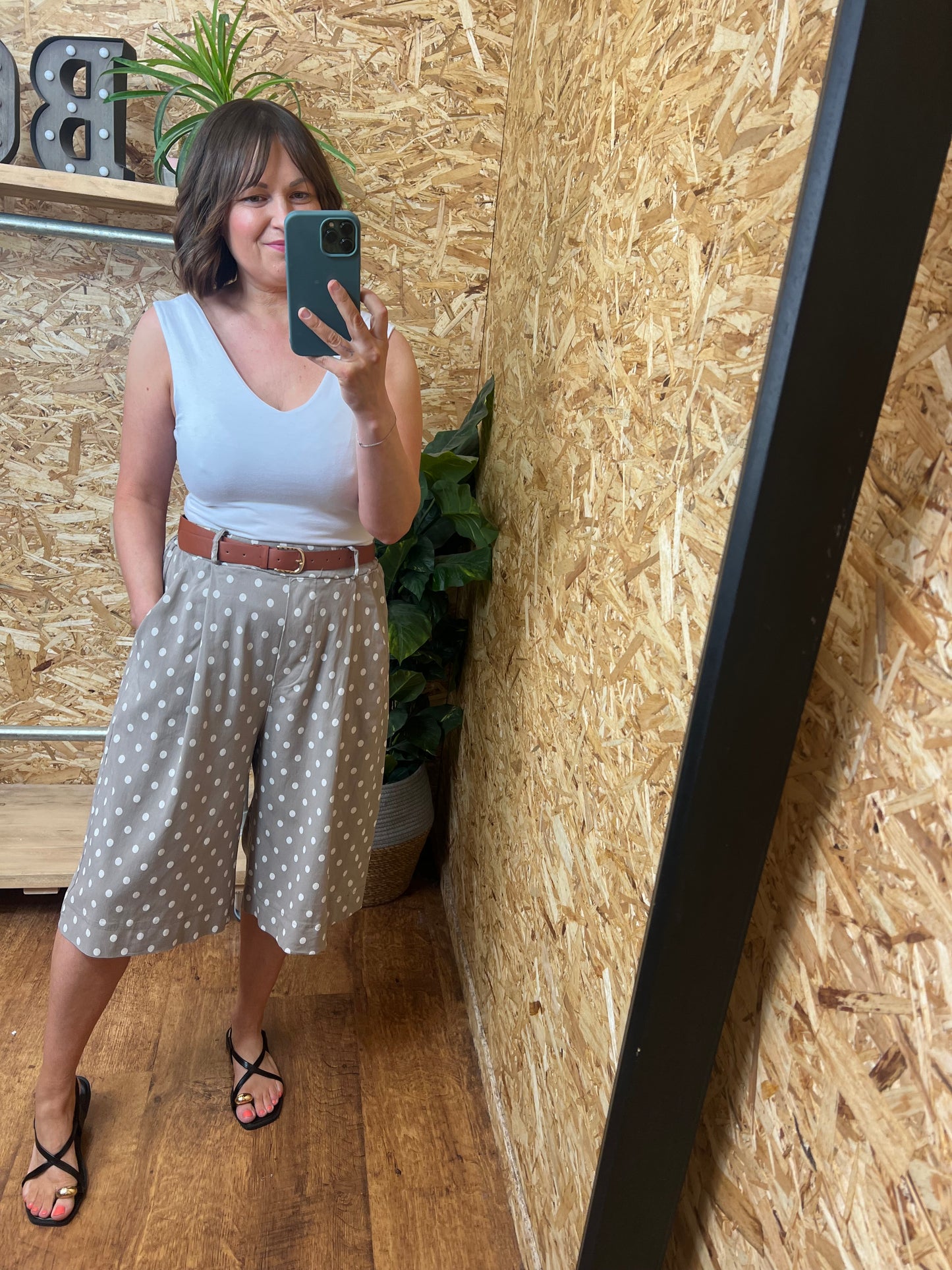 Polka Culotte Shorts