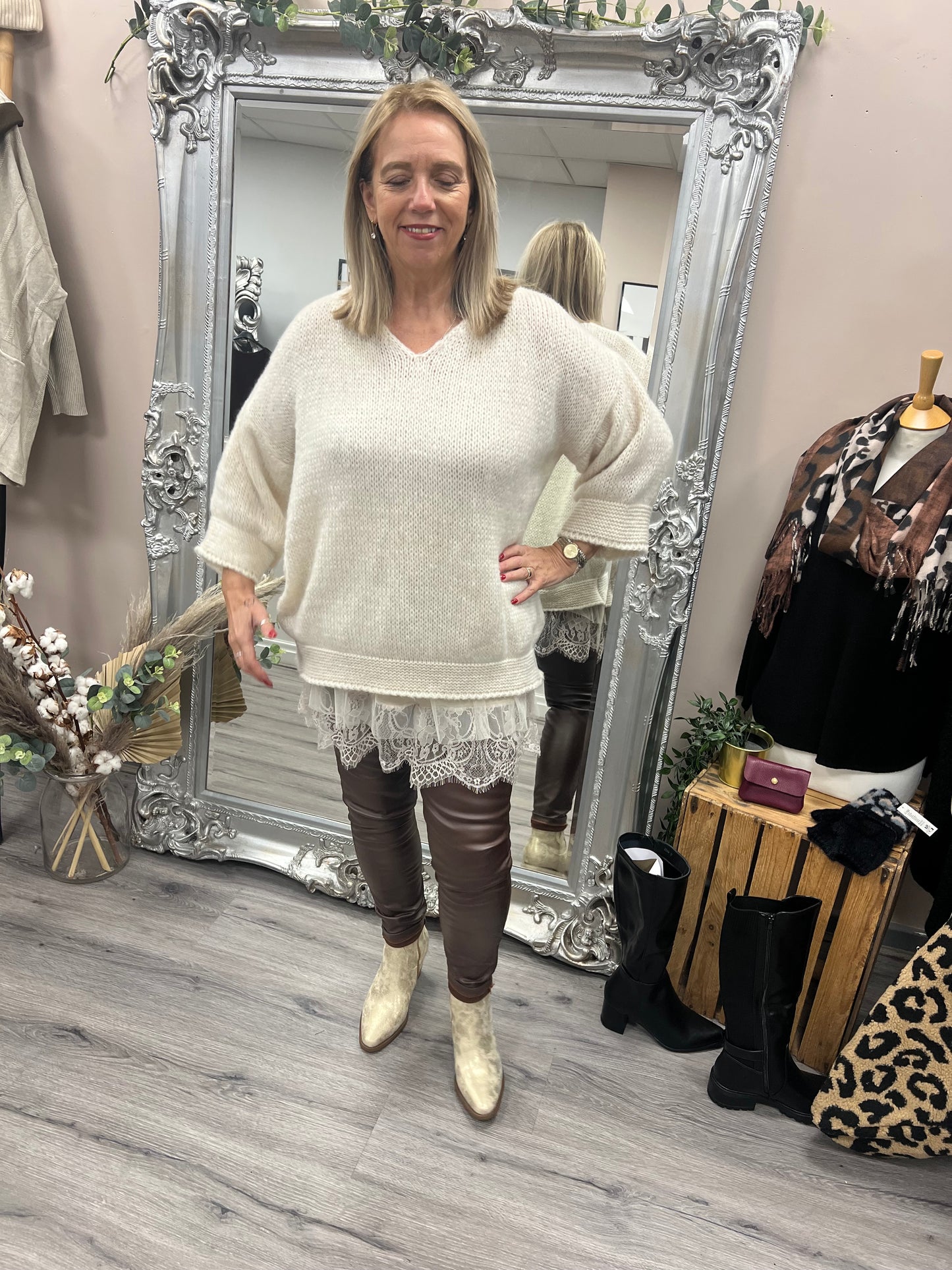 Lace Tunic Knit