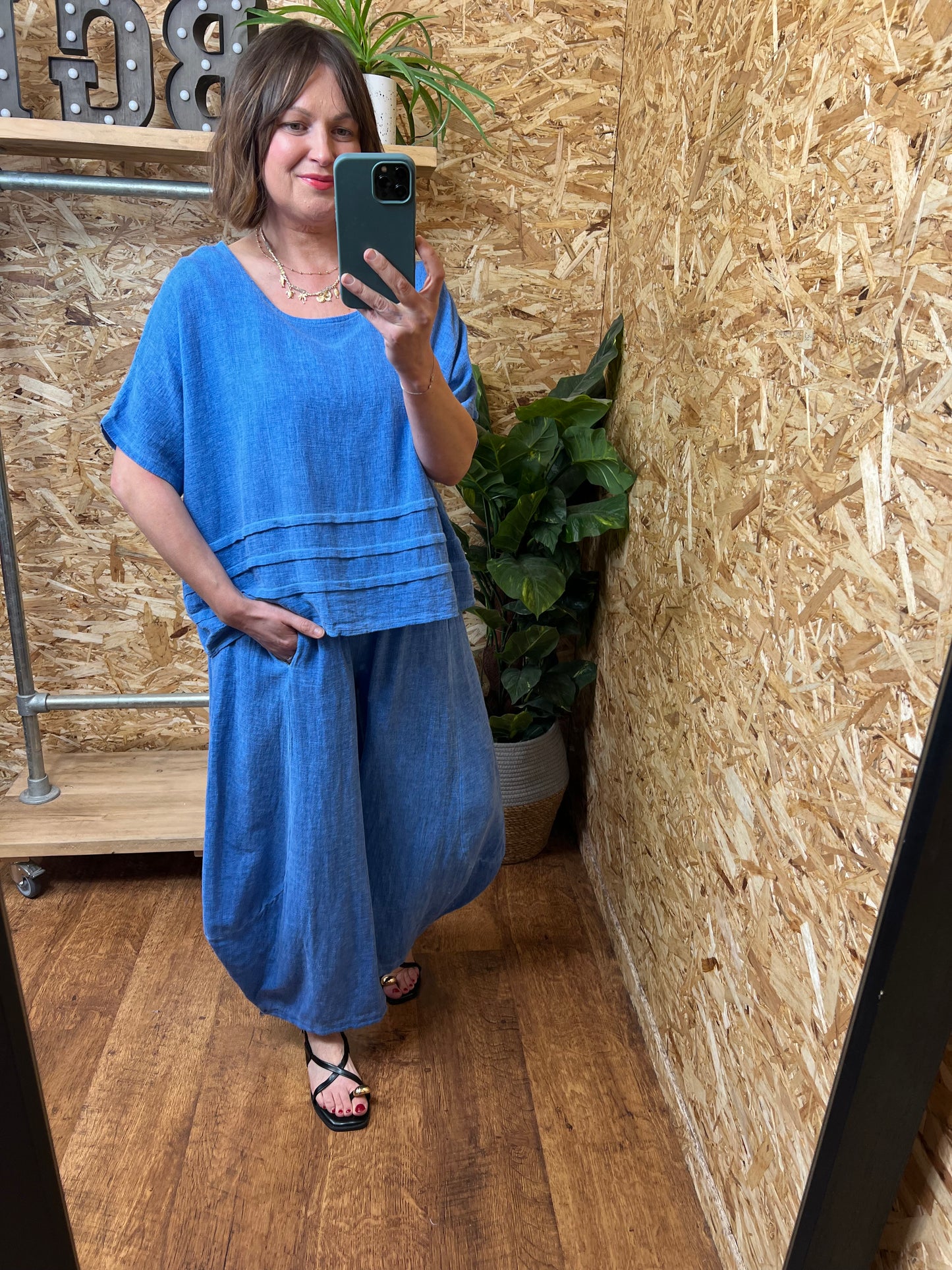 Nola Pleat Detail Top
