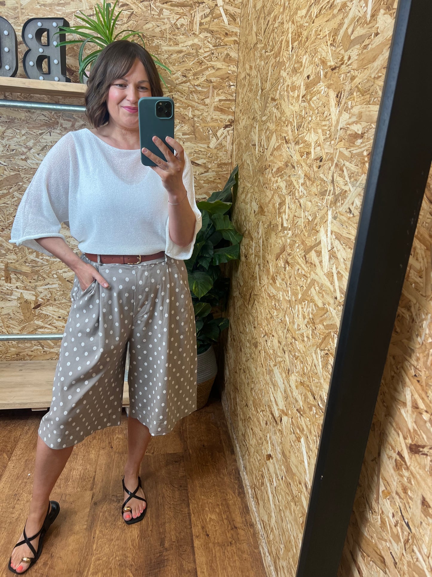 Polka Culotte Shorts