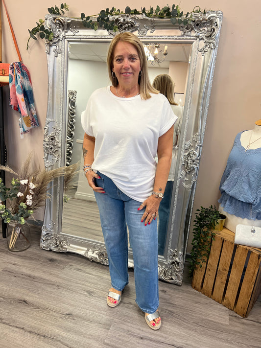 Danni Roll Sleeve Top