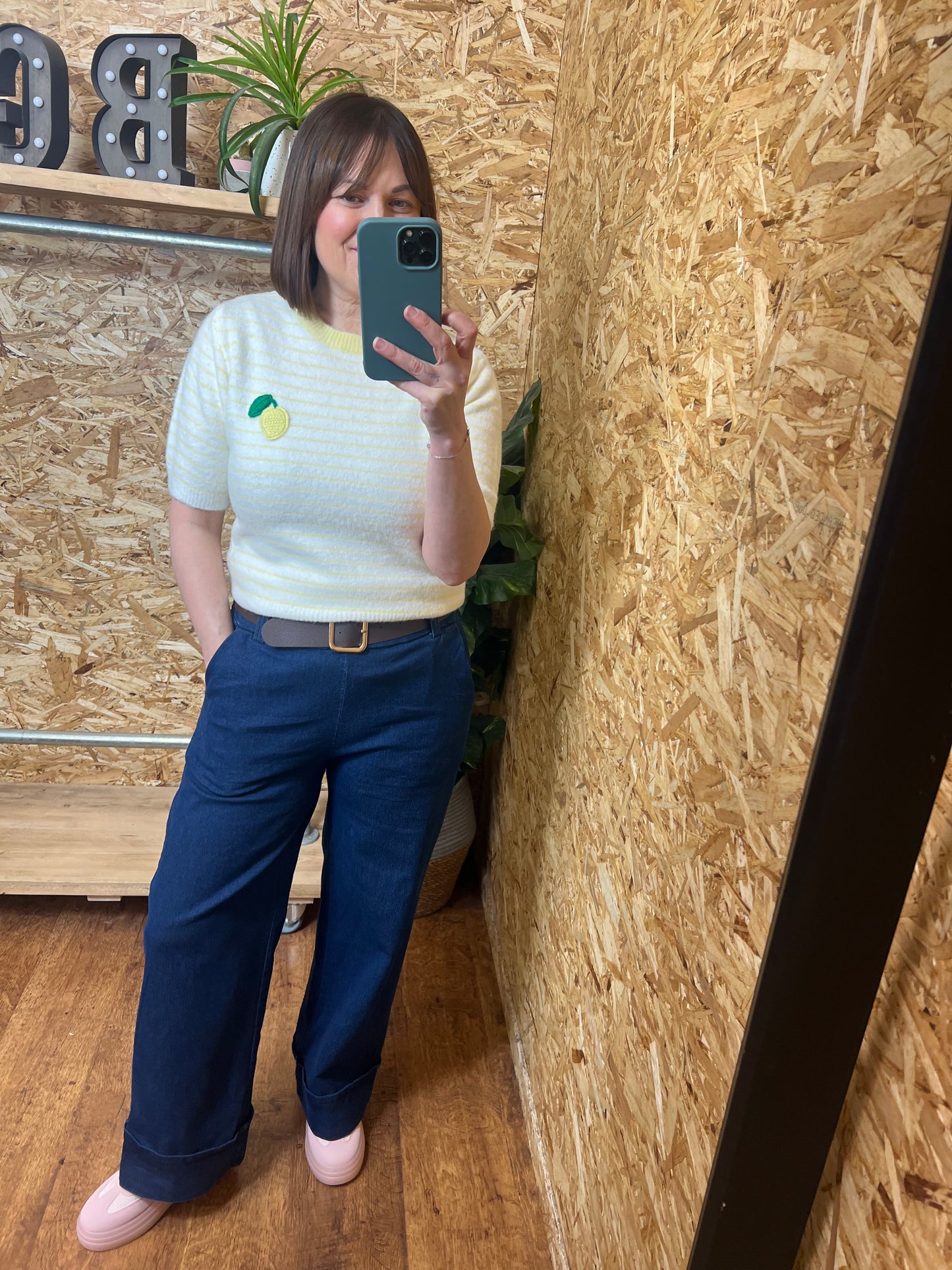 Lemon Stripe Knit