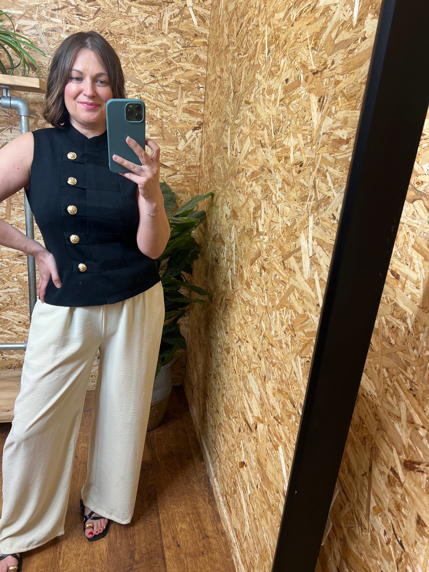 Military Fine Knit Top