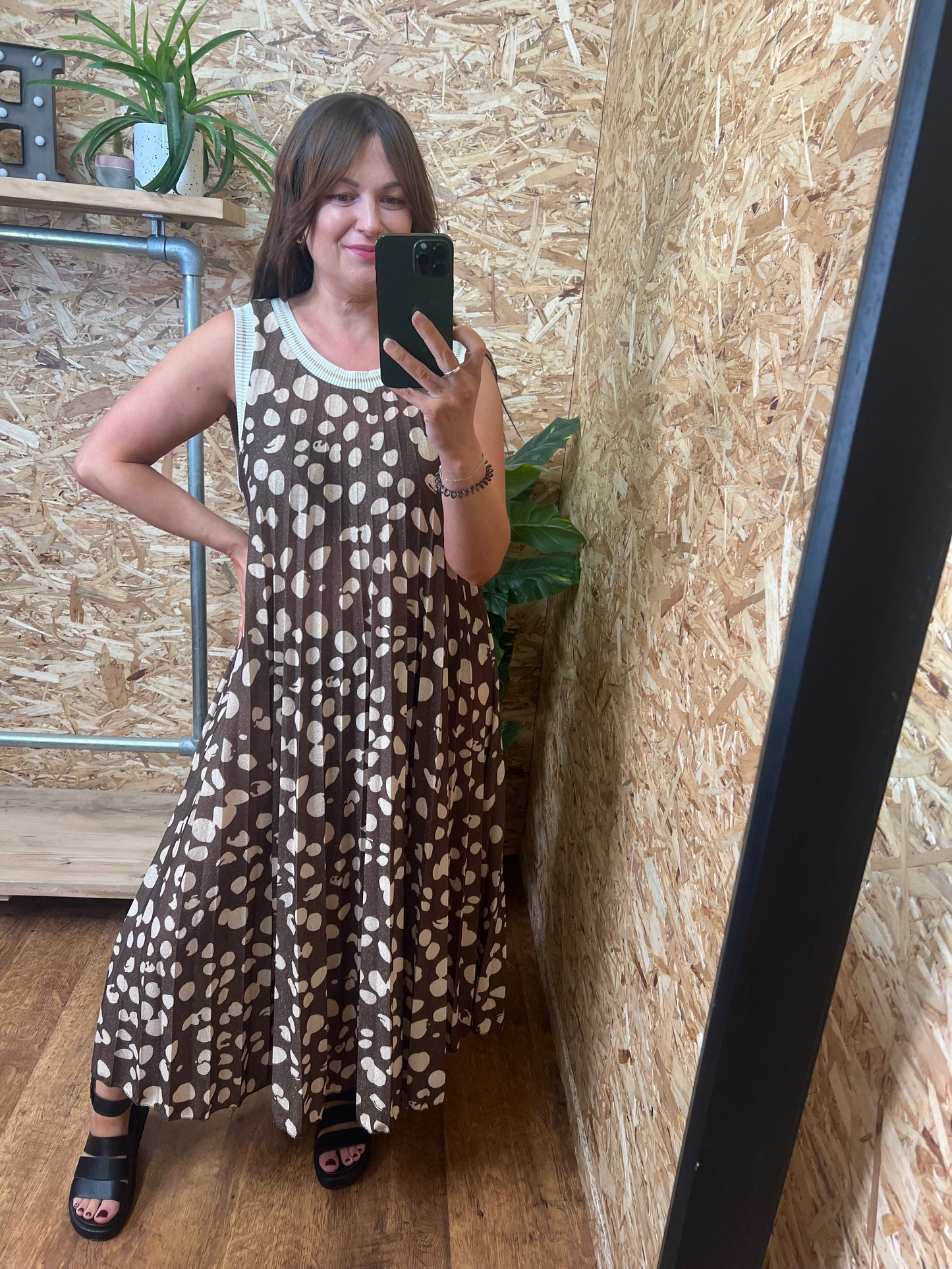 Polka Dot Lurex Dress