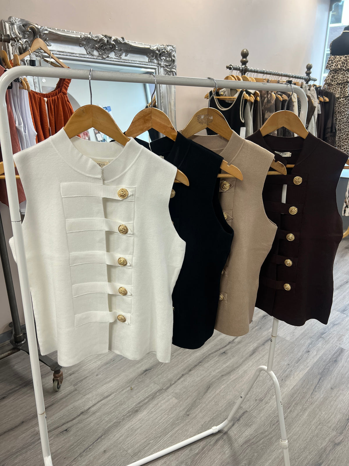 Military Fine Knit Top