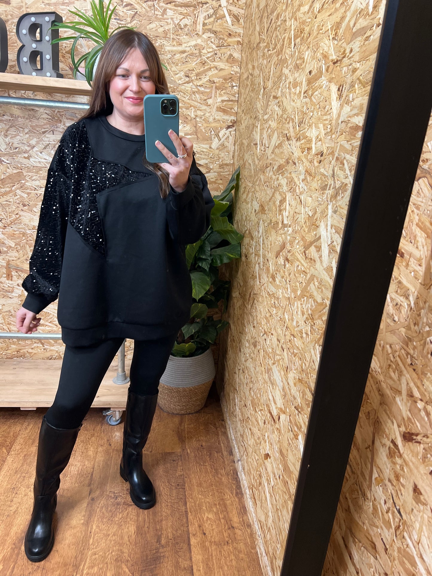 Sequin Star Sweatshirt