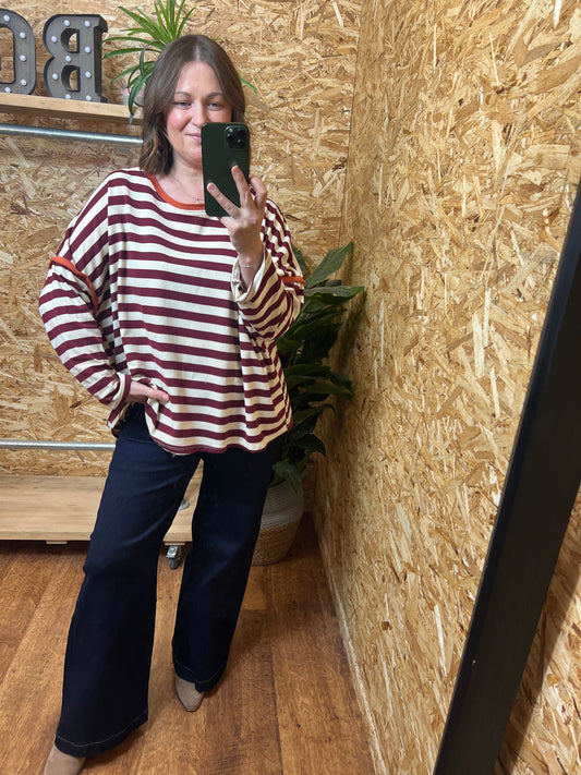 Striped Sweatshirt