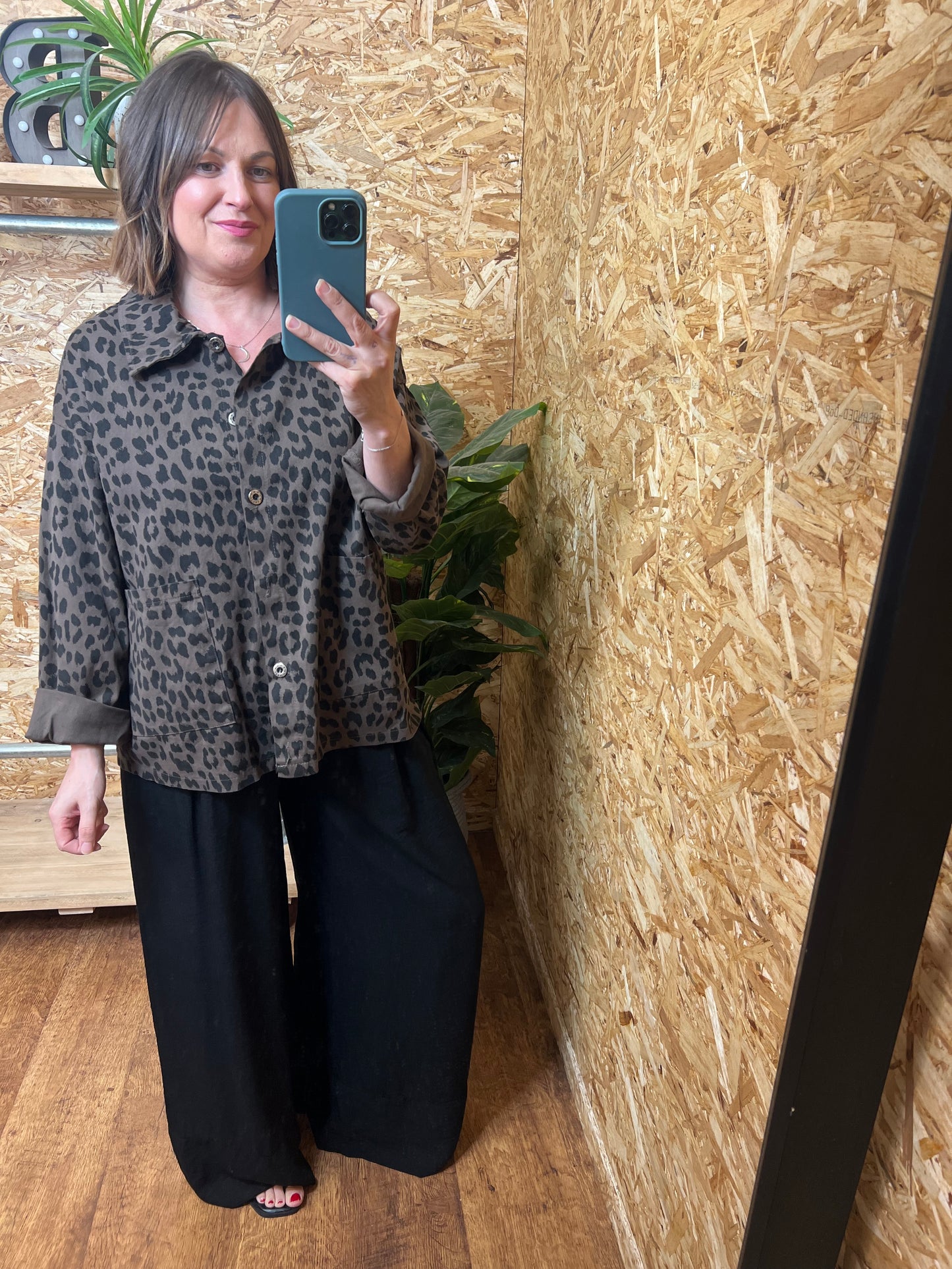 Animal Print Shacket