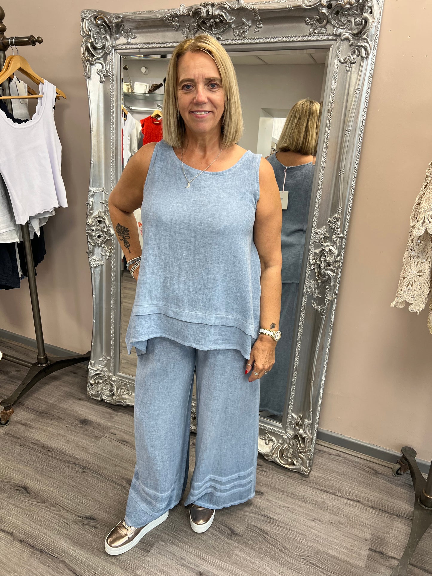 Nola Pleat Detail Trousers