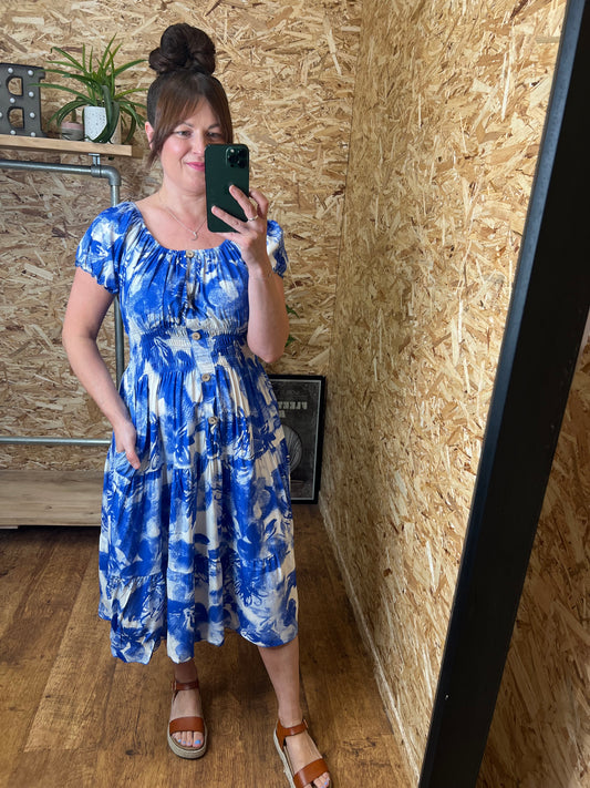 Molly Floral Midi Dress