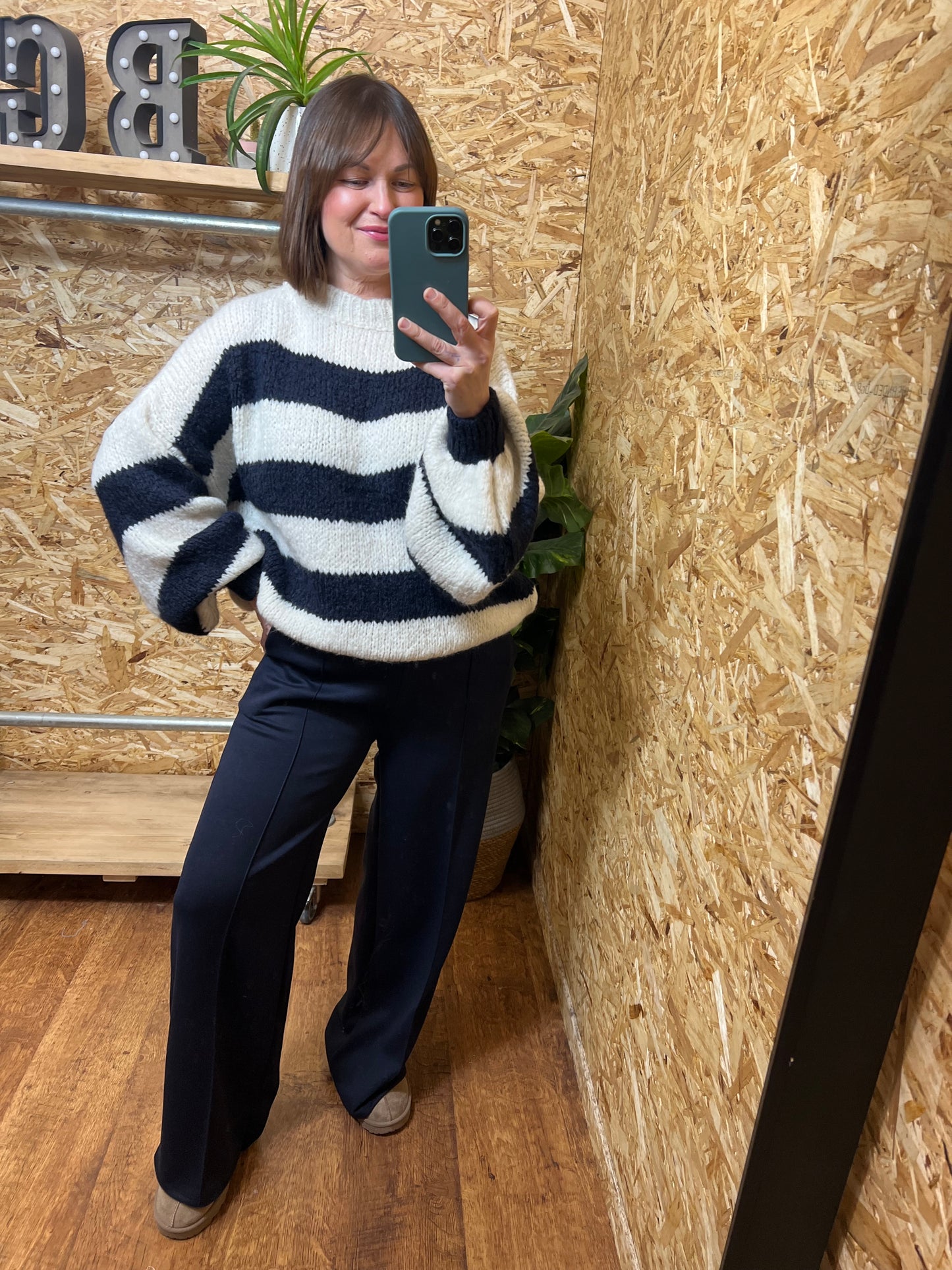 Chunky Stripe Knit