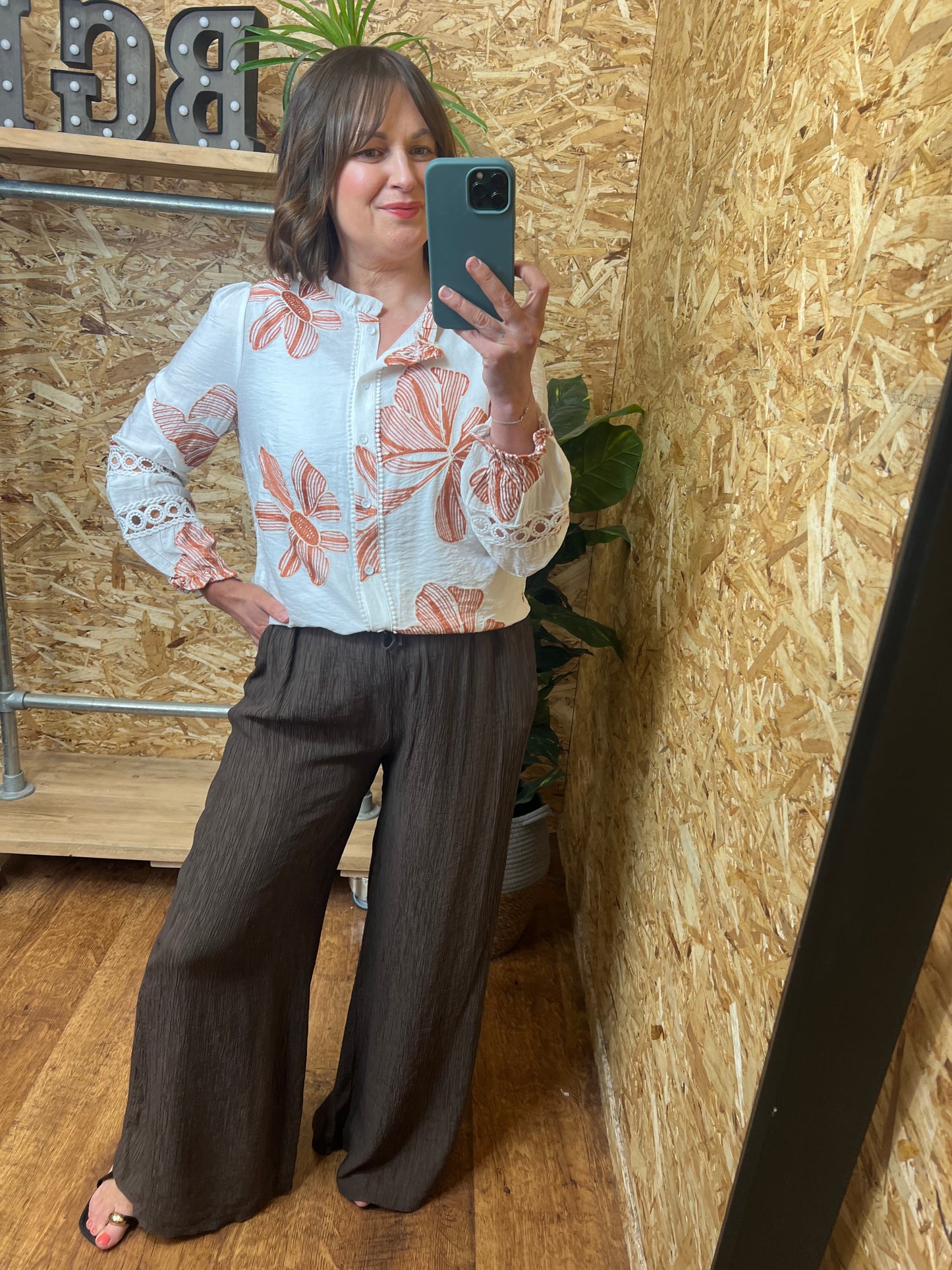 Embroidered Floral Blouse