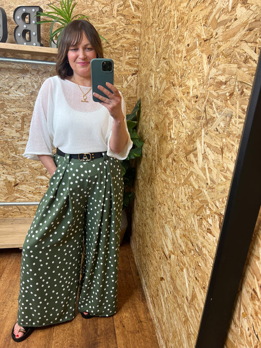 Polka Dot Trousers