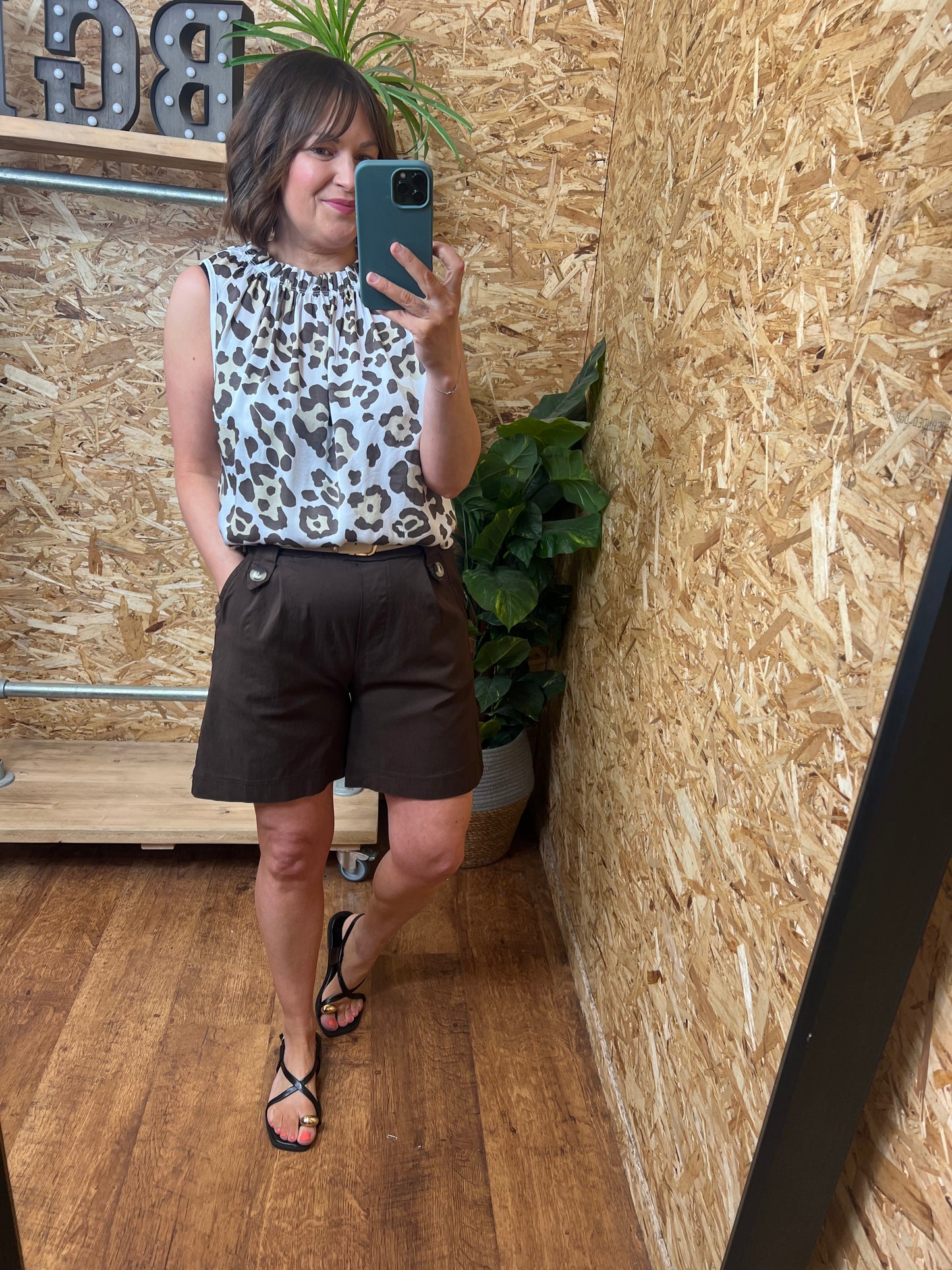Cora Animal Print Top