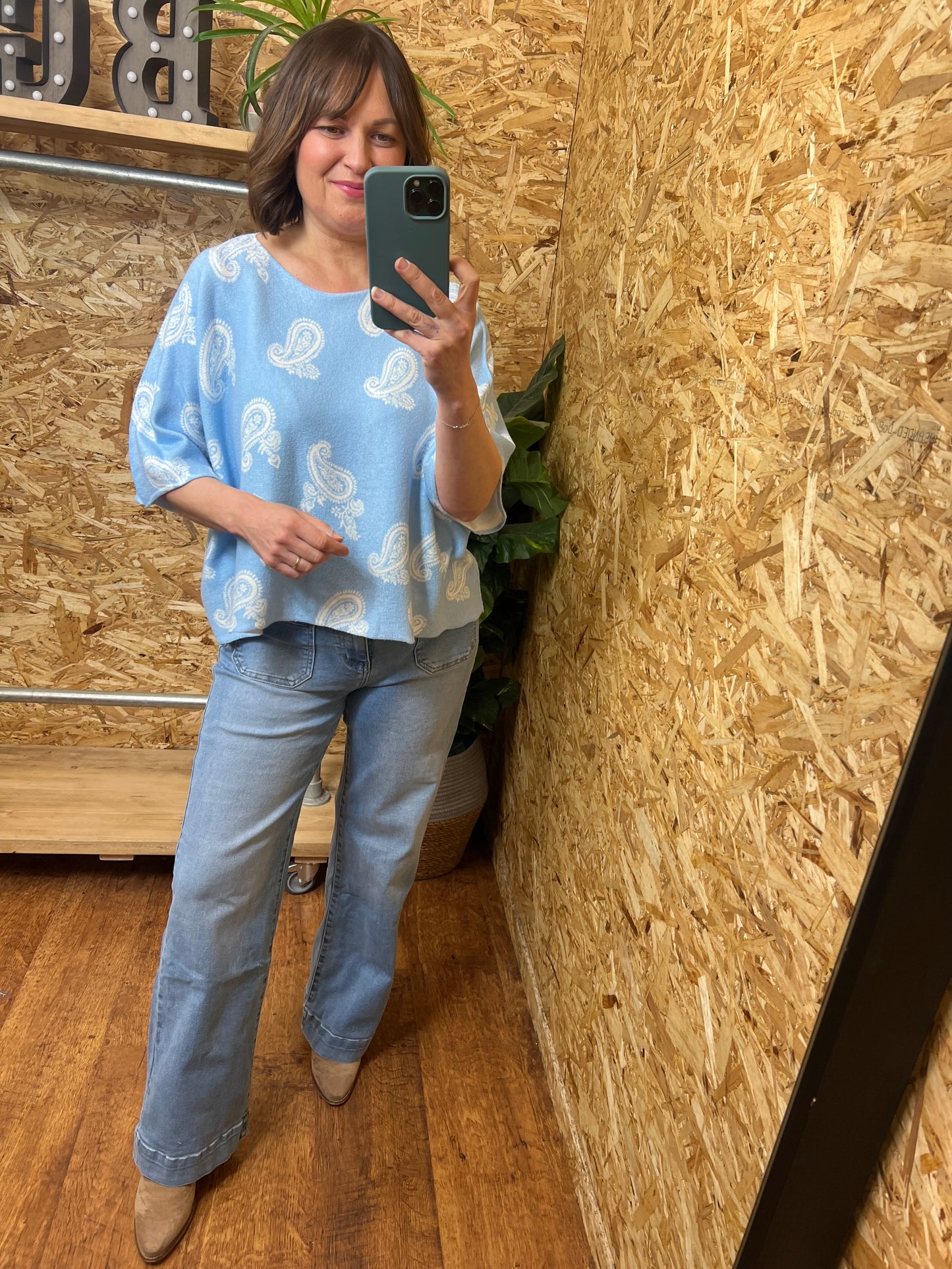 Paisley Print Ella Knit