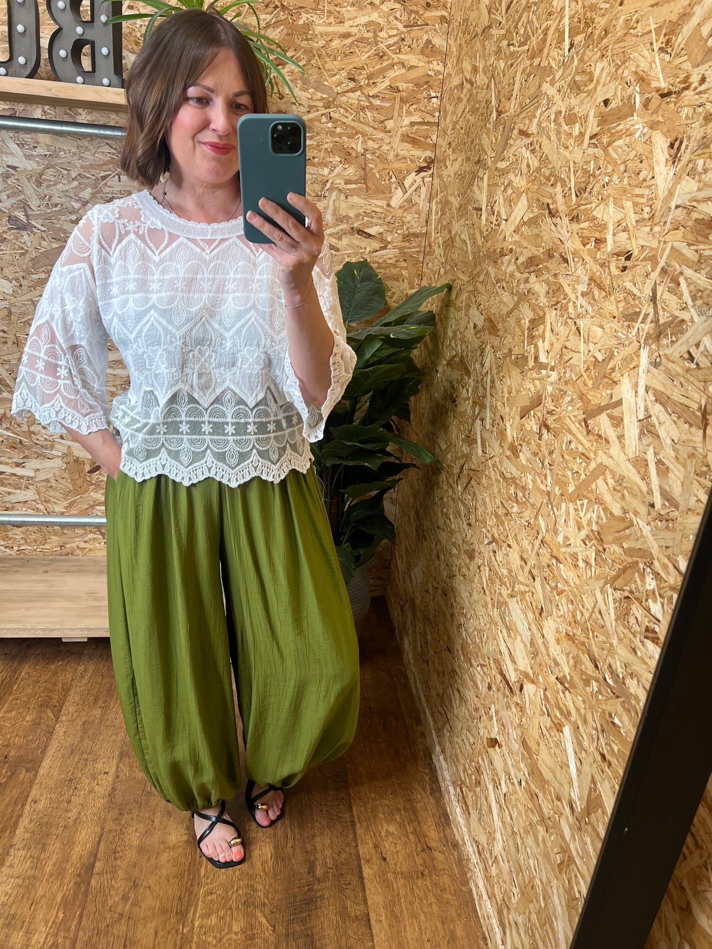 Lace Panel Top