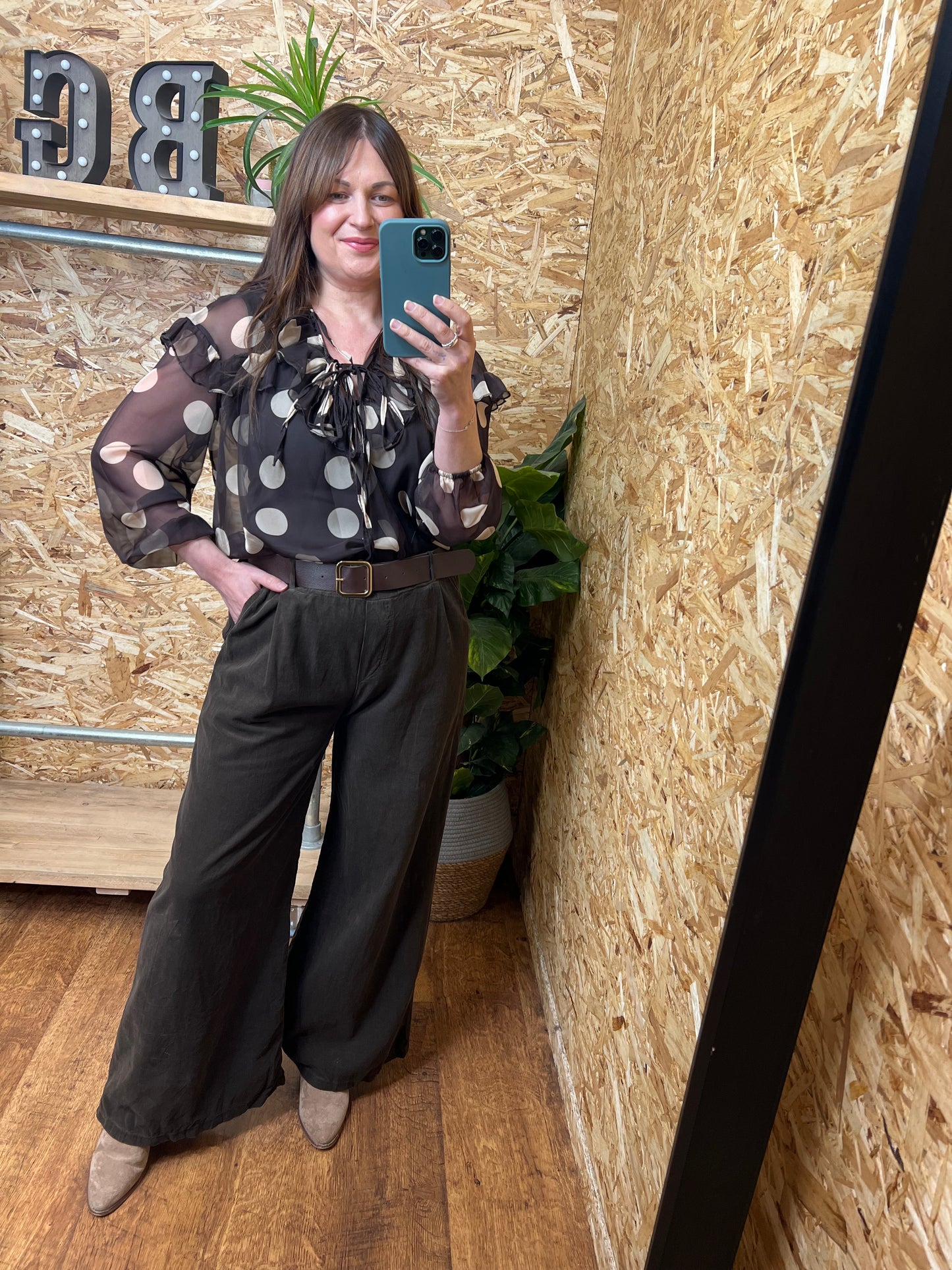 Belted Cord Trousers