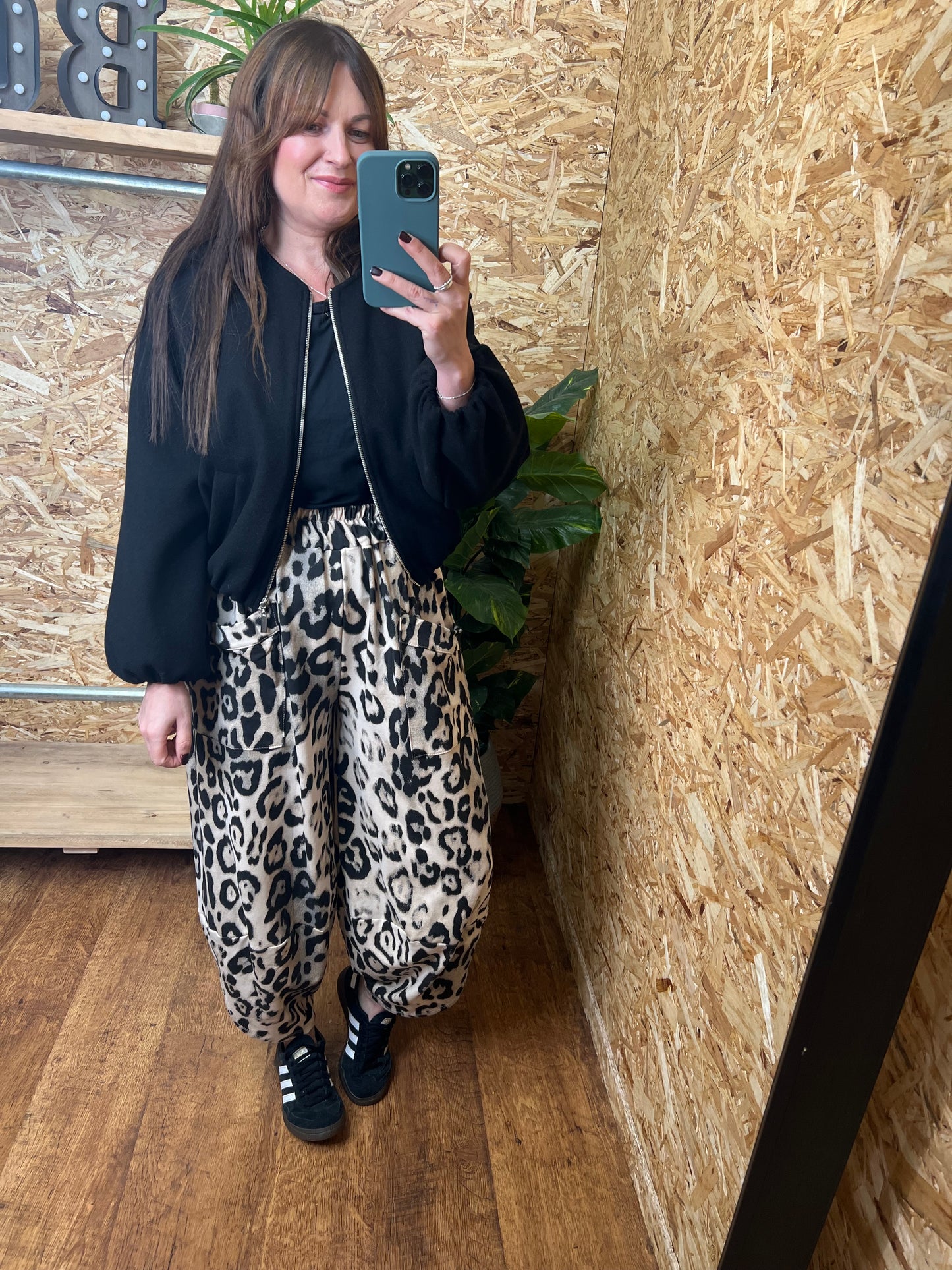 Cheetah Print Aubrey Cocoon Trousers