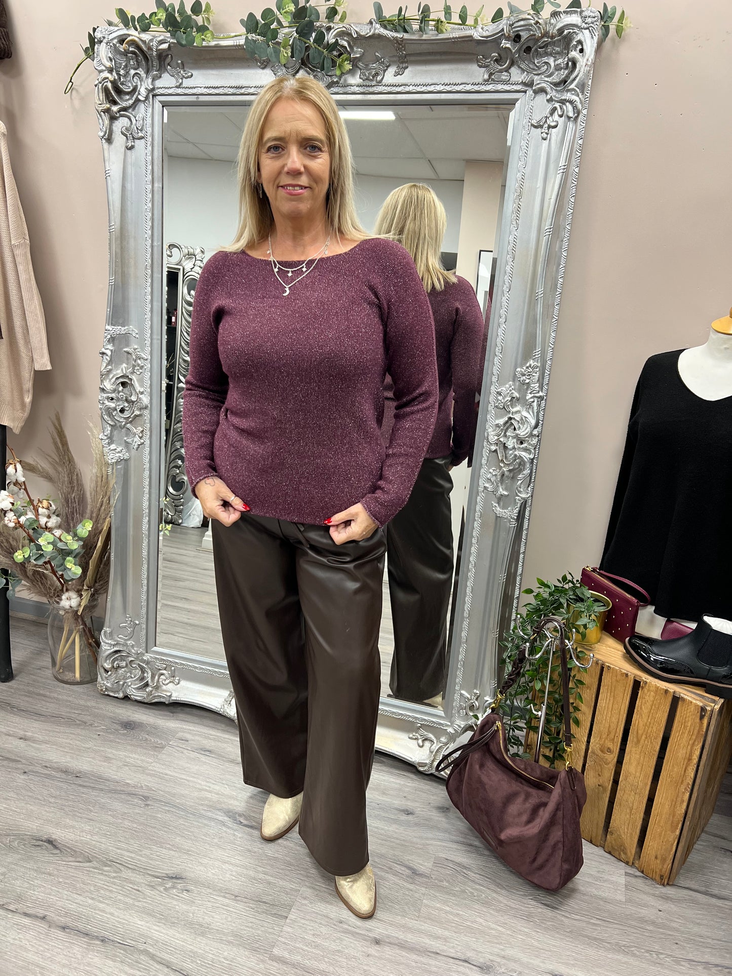 Sara Sparkle Knit