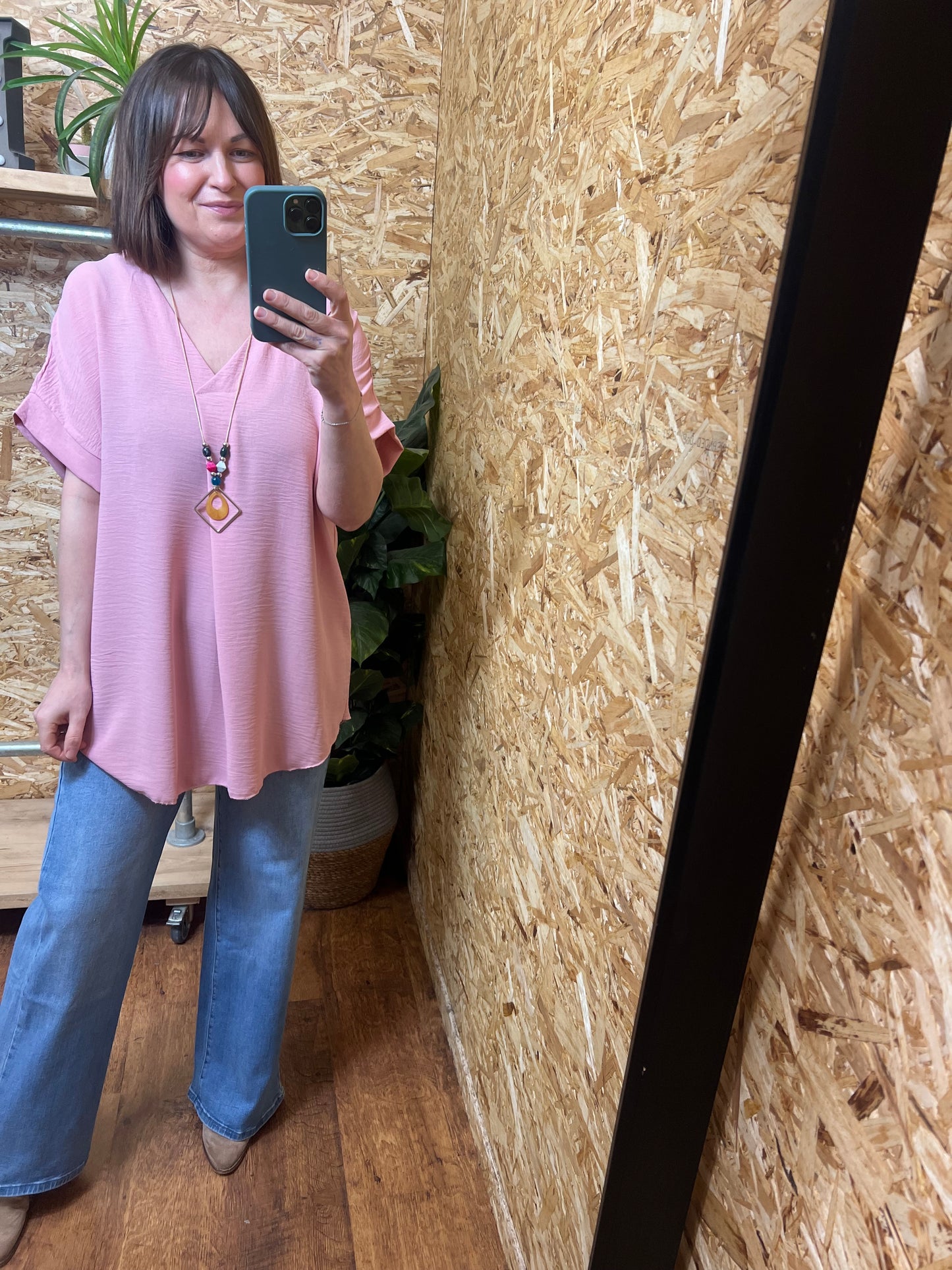 Ebony V Neck Top