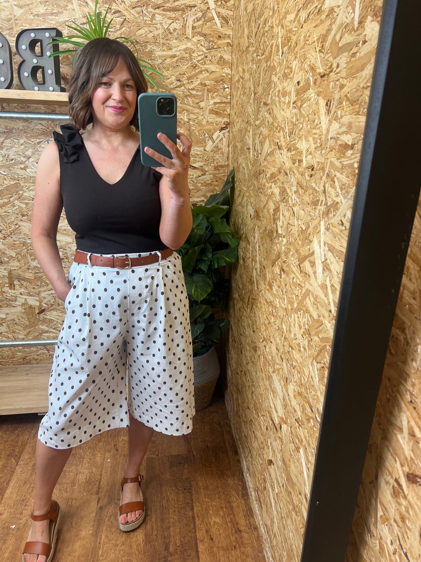 Polka Culotte Shorts